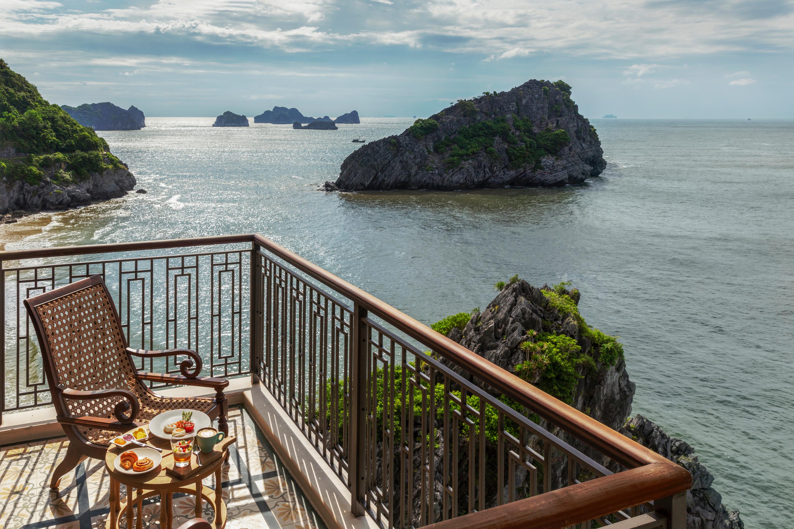 Hotel Perle D'Orient Cat Ba - Mgallery Chan Chau Exteriér fotografie View from the hotel