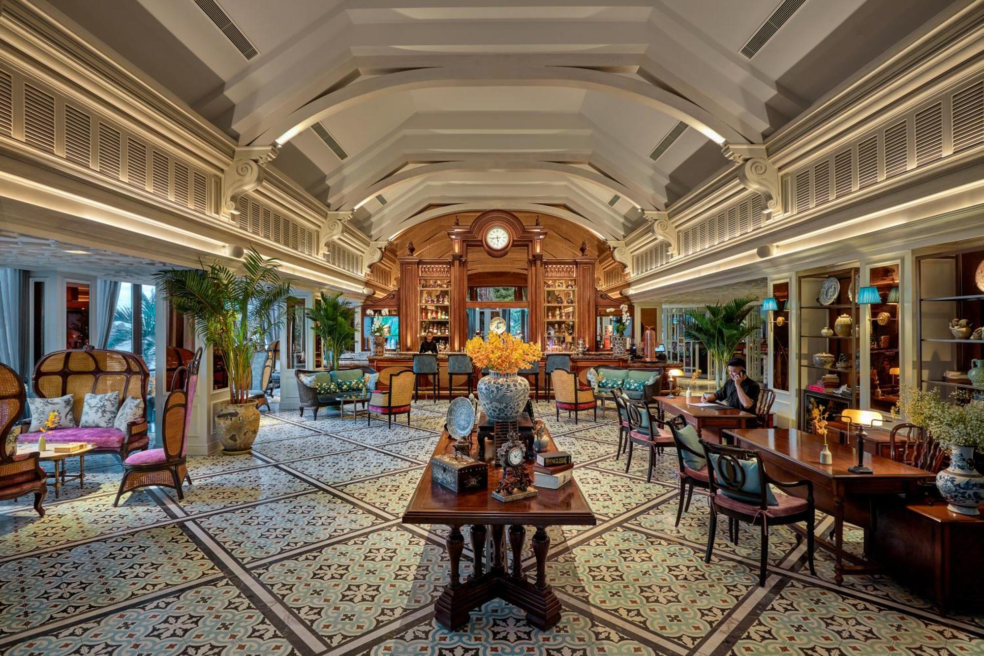 Hotel Perle D'Orient Cat Ba - Mgallery Chan Chau Exteriér fotografie The lobby of the hotel